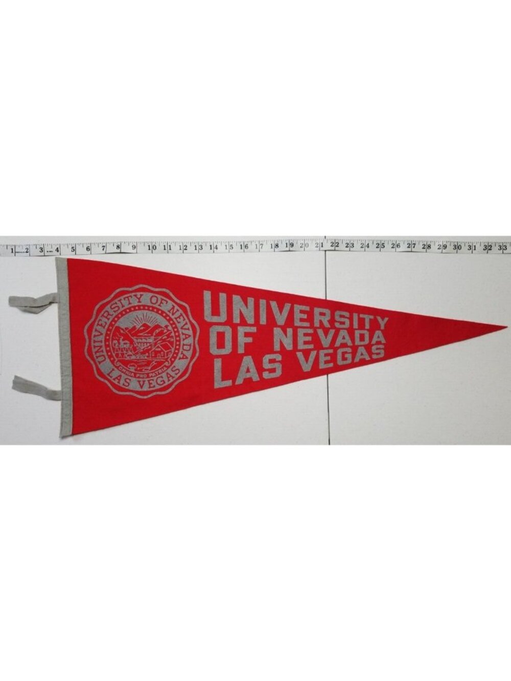 Vintage Felt Pennant University of Nevada Las Vegas School College Collectible